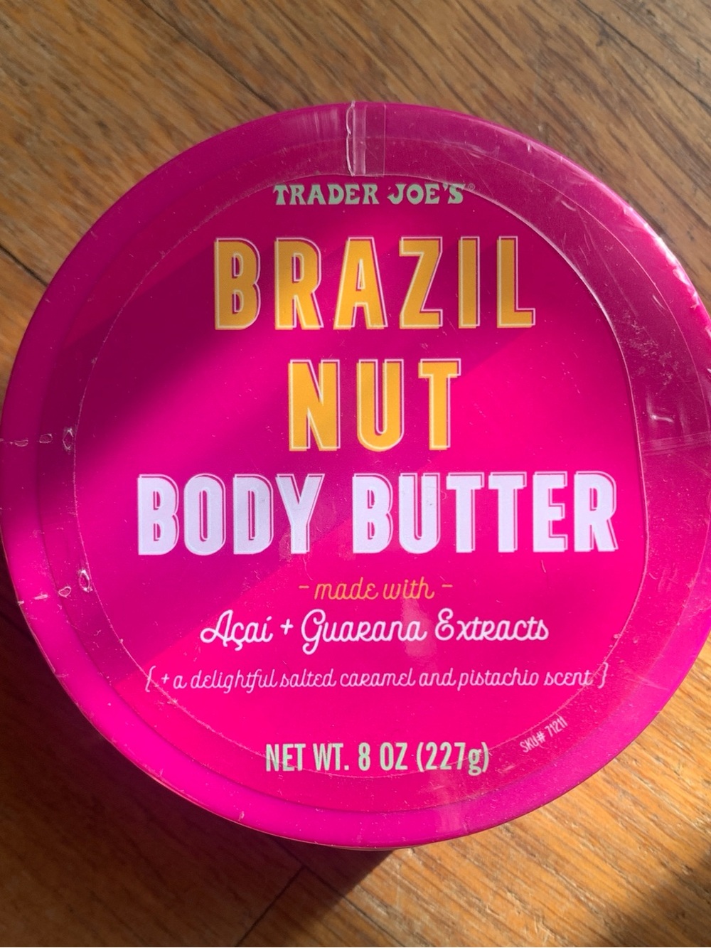 Trader Joe’s Brazil Nut Body Butter with Açaí and Guarana extracts